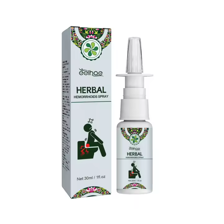 El spray para aliviar las hemorroides alivia la picazón, la hinchazón, las molestias, la esencia herbal, la temperatura periaal, anuncio - 1