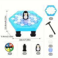 Tocar-rompecabezas de mesa de entrenamiento para Niños y niñas, Juguete infantil para salvar al pingüino, el hielo - details 6