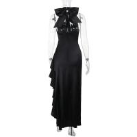Vestido dividido, nuevo vestido de banquete de moda para mujer. - details 23