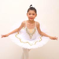 Falda de tutú de Ballet rosa, vestido de Ballet, disfraz de Lago de cisne para niños, ropa de danza del vientre, escenario profesional - details 2