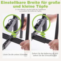 Soporte de Planta de Metal Ajustable Estante de Plantas para Interiores y Exteriores - details 1