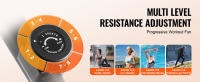 SucceBuy Bicicleta estática reclinada con resistencia magnética ajustable, asiento cómodo, monitor LCD y volante de inercia pesado - details 5
