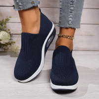 Zapatos ortopédicos antideslizantes con cojín de aire para mujer, zapatillas transpirables con plataforma, para caminar - details 22