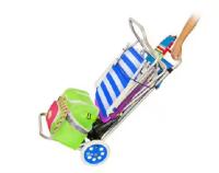 Carrito Plegable Multifuncional para Playa y Camping color azul - details 10