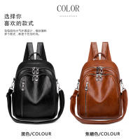 Mochila de mujer Mochila de doble propósito de cuero suave - details 6