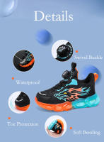 Nuevos zapatos para niños, zapatos de tenis al aire libre, zapatos antideslizantes para correr, zapatos deportivos ligeros, zapatillas impermeables de calidad para niños - details 3