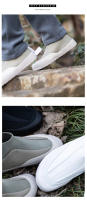 Zapatos de los hombres de ocio al aire libre calcetines de un pedal zapatos de media ayuda zapatos de senderismo transpirable antideslizante cómodos zapatos deportivos zapatos de montañismo garantía de calidad de un año - details 5