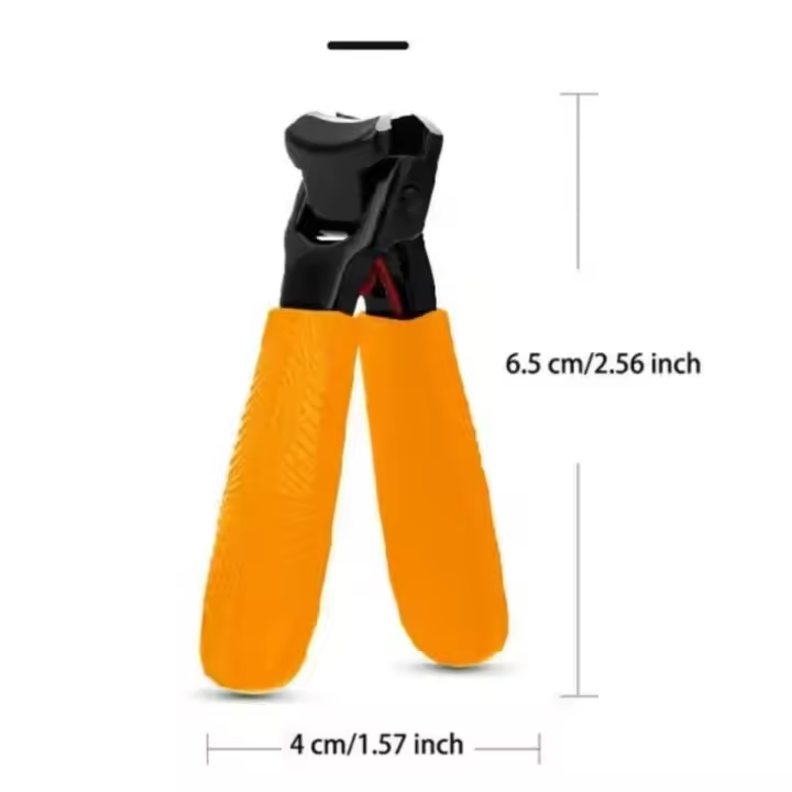 Juego de cortinas gruesas resistentes a las escupitajos, Clips cortadores falsos profesionales, pedicura para puntas de uñas, herramientas de manicura - 1