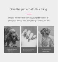 Cepillo para Mascotas Suave Estilizador UV para Perros y Gatos Accesorios para el Cuido del Cabello de Cachorros Hecho en China - details 2