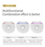 Tendencias de belleza facial Mini masajeador Facial eléctrico Gua Sha masajeador de raspado galvánico máquina de Estiramiento Facial dispositivo de belleza frío caliente - details 10