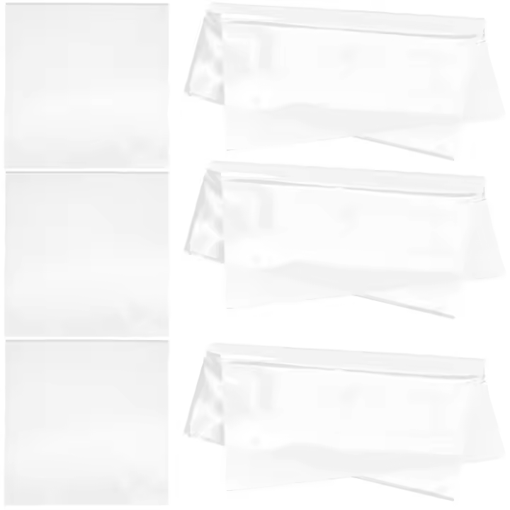 Bolsa de Protección para Grabaciones 25 Pcs Fundas de Vinilo para Álbumes Cubierta Protectora Transparente Material Plástico - 1