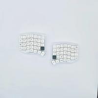 SOFLE Personalizable Con Cambio Térmico Modo Inalámbrico Único Con Dongle 2.4G Vial Mini Teclado Mecánico Tapas De Teclas Negro Y Blanco Accesorios Para Jugadores Teclado Ergonómico Para Juegos - details 4