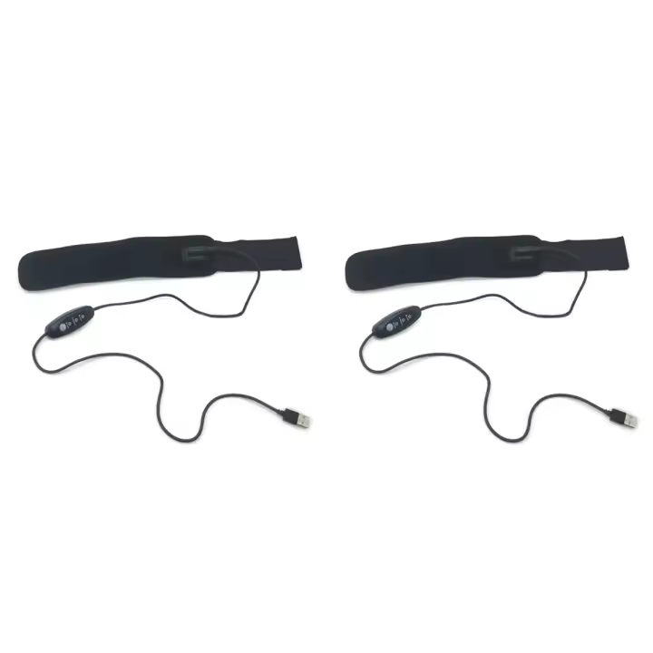 Calentador de lente de cámara USB de 3 engranajes, lente anticondensación, cinturón de calefacción, almohadilla de calentamiento de rocío, calentador de placa, 2 uds. - 1