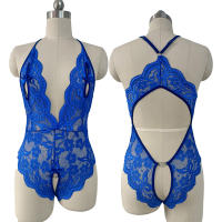 Lencería transparente Call of the night sin entrepierna para mujer, conjunto de encaje con escote en V profundo, sujetadores sexys, mono, disfraces eróticos, conjunto de ropa interior - details 10