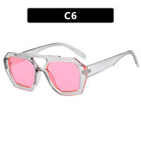 Gafas de sol irregulares de doble haz 2023 nuevas gafas de sol retro con personalidad gafas de sol de tendencia de celebridades de internet - details 8