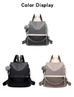 Anti-robo Mochila de Cuero PU antirobo para Mujer, Bolsa de Viaje informal, Impermeable - details 3