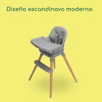 Silla Elevadora para Niños Diseño Evolutivo de Trona Ajustable para 6 a 14 Años Cojines Acolchados - details 6