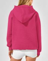 Sudadera con Capucha Básica para Mujer Estilo Y2K a la Moda Sudadera con Bolsillo Suelto - details 24