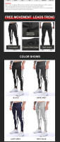 Leggings deportivos para hombre Pantalones deportivos para hombre Jogger Training - details 2