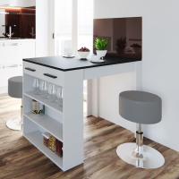 Mesa de Bar Reposo, Antracita/Blanco, 67 x 100 cm - details 4