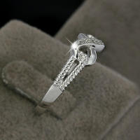 Anillo Eterno De Letras Suertudas En Forma De 8 Para Mujer Plata De Ley 925 Con Circonita AAA Joyería De Boda Regalo Para Mujeres - details 3