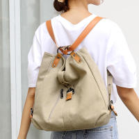 Bolso multifuncional de lona con hebilla, bolso de moda para mujer - details 8