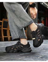Zapatos de los hombres de verano nuevas sandalias de los hombres no apestan pies agujero zapatos de moda versátil casual zapatos hueco transpirable solo zapatos - details 6