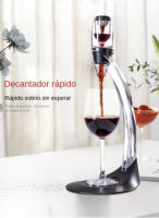 Decantador de vino Vino tinto，Diseño de vino decantación rápida，Embalaje exquisito - details 1