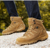 Botas de entrenamiento de combate tácticas para hombre, zapatos de senderismo de respuesta rápida antidesgaste para acampar al aire libre, zapatillas de pesca y caza - details 20