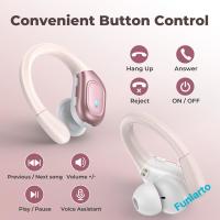 Auriculares Bluetooth 5.3 Deportivos Con Mango IPX7 Impermeables Sin Cable Batería De 75 Hrs Pantalla LED Botones Físicos - details 10