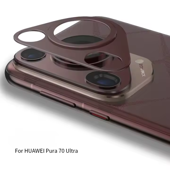 Funda de Anillo de Pegatina de Metal para Huawei Pura 70 Pro Ultra Protectores de Borde Hueco de Aleación de Aluminio para Lente de Cámara - 1