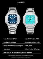 Reloj de Cuarzo de Lujo 2025 PAGANI Diseño Cristal de Zafiro AR Recubierto Resistente al Agua 50M - details 3