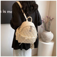 Mochila de gran capacidad para mujer, nueva, versátil, a la moda, sencilla, informal, para viaje, mochila escolar, elegante - details 8