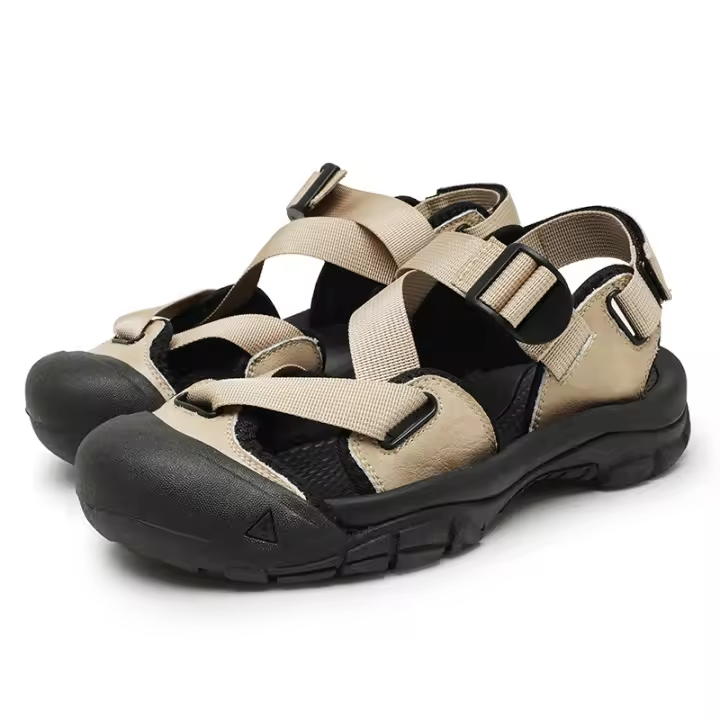 Sandalias con tiras Sandalias de playa de montañismo al aire libre informales de verano para hombres Sandalias Baotou - 1