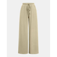 Conjunto de verano 2024 para mujer: top sin mangas y pantalones palazzo - details 19