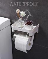 Soporte de papel toalla de baño adhesivo para pared, accesorio de cocina sin perforar, organizador de papel higiénico - details 12