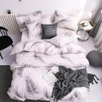 Juego de Ropa de Cama de Lujo Moderna para Pareja en Negro con Funda de Edredón y Funda de Almohada para Cama Doble Queen/King y Cama Individual Conjunto de 3 Piezas - details 5