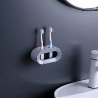 Soporte para cepillo de dientes eléctrico montado en la pared, soporte para cepillo de dientes autoadhesivo que ahorra espacio, drenaje rápido desmontable - details 8