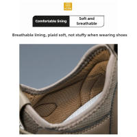 Zapatillas de deporte suaves para hombre, zapatos de senderismo transpirables para caminar al aire libre, calzado de senderismo negro ligero para hombre, zapatos de escalada - details 4