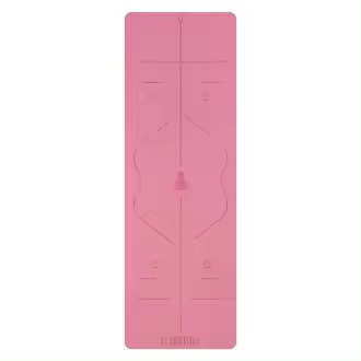 Esterilla de yoga FITPADDY 183x61cm, 6mm con superficie antideslizante y guías de alineación - 1