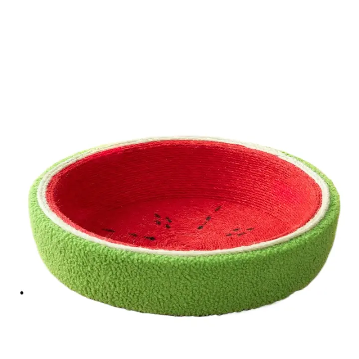 Rascador para Gatos en Forma de Sandía con Cama y Juguete - Árbol para Gatos Todo en Uno, de Gran Tamaño y Uso para Todas las Estaciones - 1