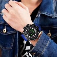 Reloj Deportivo de Lujo Premium Resistente al Sudor Luminoso Multifuncional con Pulsera de Cuero - details 16