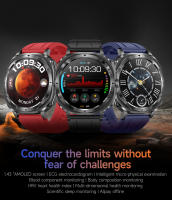 Reloj inteligente ET492 para hombre y mujer, dispositivo con asistente de voz NFC, detección de ritmo cardíaco, llamada de emergencia SOS, linterna, AMOLED, novedad de 2025 - details 0