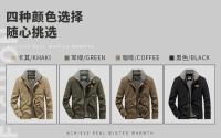 Chaqueta de invierno para hombre, chaqueta de béisbol de alta calidad, chaqueta Bomber gruesa y cálida con bordado de solapa para hombre, chaquetas gruesas de lana para hombre - details 8