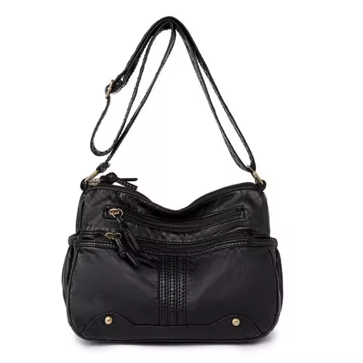 Bolso de mano para mujer Bolso bandolera de hombro para mujer Bolso simple con múltiples compartimentos para mujer Bolsos - 1