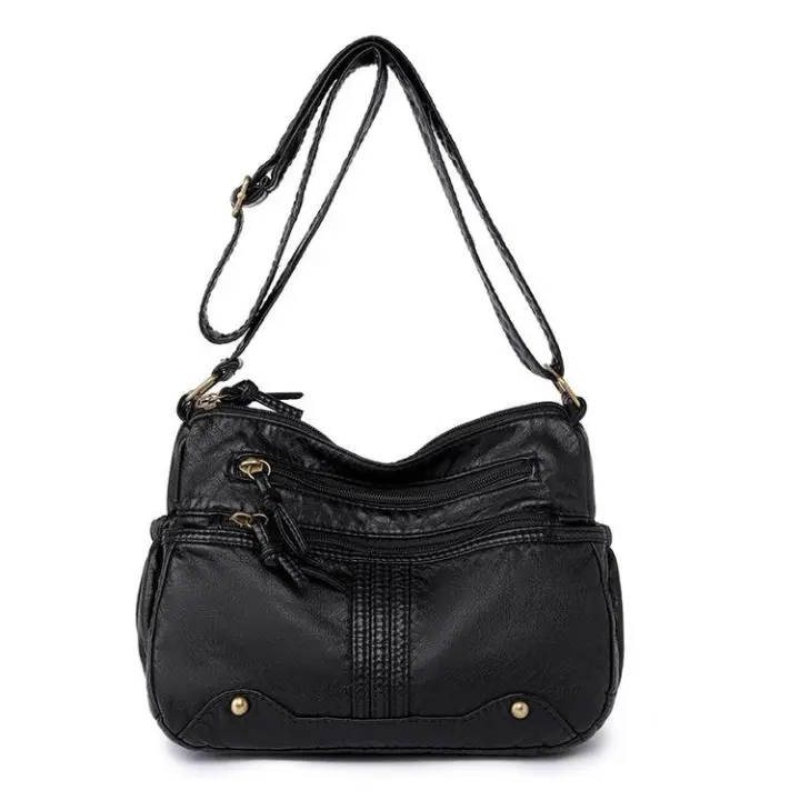 Bolso de mano para mujer Bolso bandolera de hombro para mujer Bolso simple con múltiples compartimentos para mujer Bolsos - 1