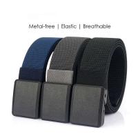 Hebilla de plástico premium de metal para mujer, cinturón elástico informal, encaje para hombre de 120 cm, nuevo - details 5
