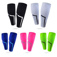 Manguitos protectores de pantorrilla para correr, calentadores de piernas para ciclismo y fútbol, equipo deportivo transpirable de compresión, espinilleras elásticas, 1 par - details 4