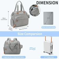 Mochila grande multifuncional para mamá con aislamiento, cruz diagonal, tres usos, madre y bolsa para entrega - details 5