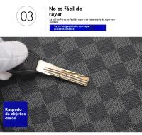Mochila de Cuero PU para hombres, Mochila Unisex Impermeable para Ordenador Portátil, Regalo para hombres, Para los estudios, viajes o trabajo - details 3